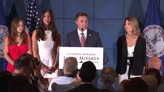 WATCH LIVE: Jason Miyares speaks on Election Night 2025