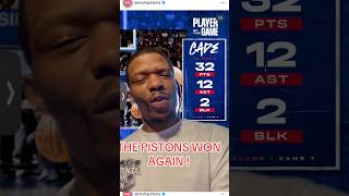 The pistons won again! #detroit #nba #fyp #detroitpistons #angelreese