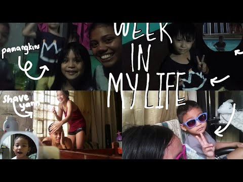 WEEK IN MY LIFE ● visiting my tito's and tita's,swiming,shave,grocery etc.