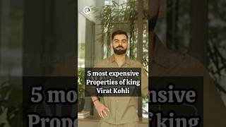 Most Expensive Properties of Virat Kohli #shorts  #youtubeshorts #shortsfeed