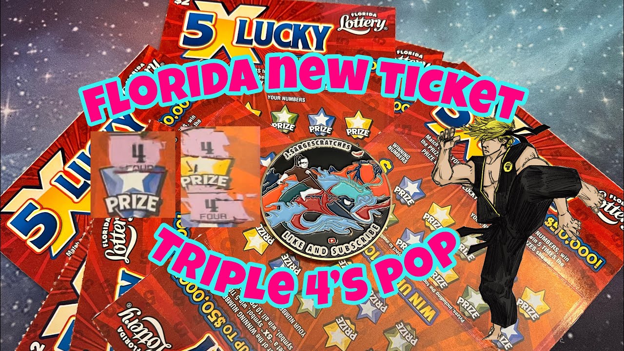 Florida New $2 tickets! 5X lucky! With @J.SargeScratches new coin!