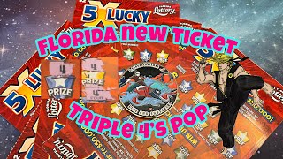 Florida New $2 tickets! 5X lucky! With @J.SargeScratches new coin!
