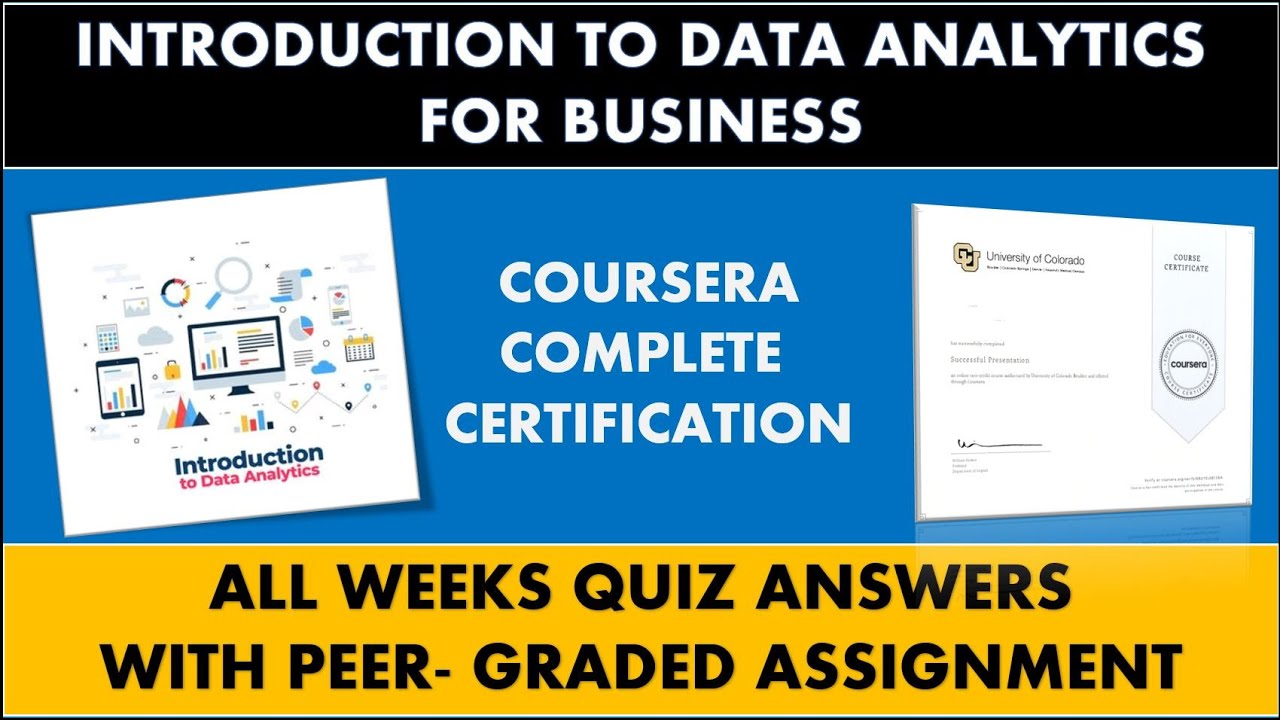 introduction to data analytics peer graded assignment