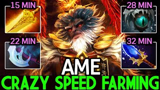 AME [Monkey King] First Item Radiance Crazy Speed Farming Dota 2