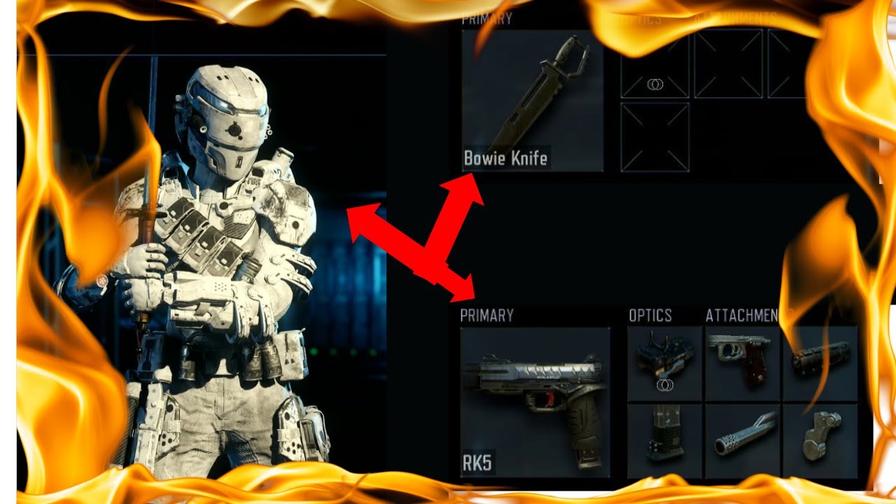 How to get White Hero Gear In Black Ops 3 | How to get the Bowie Knife and Pistol With 6 Attachments