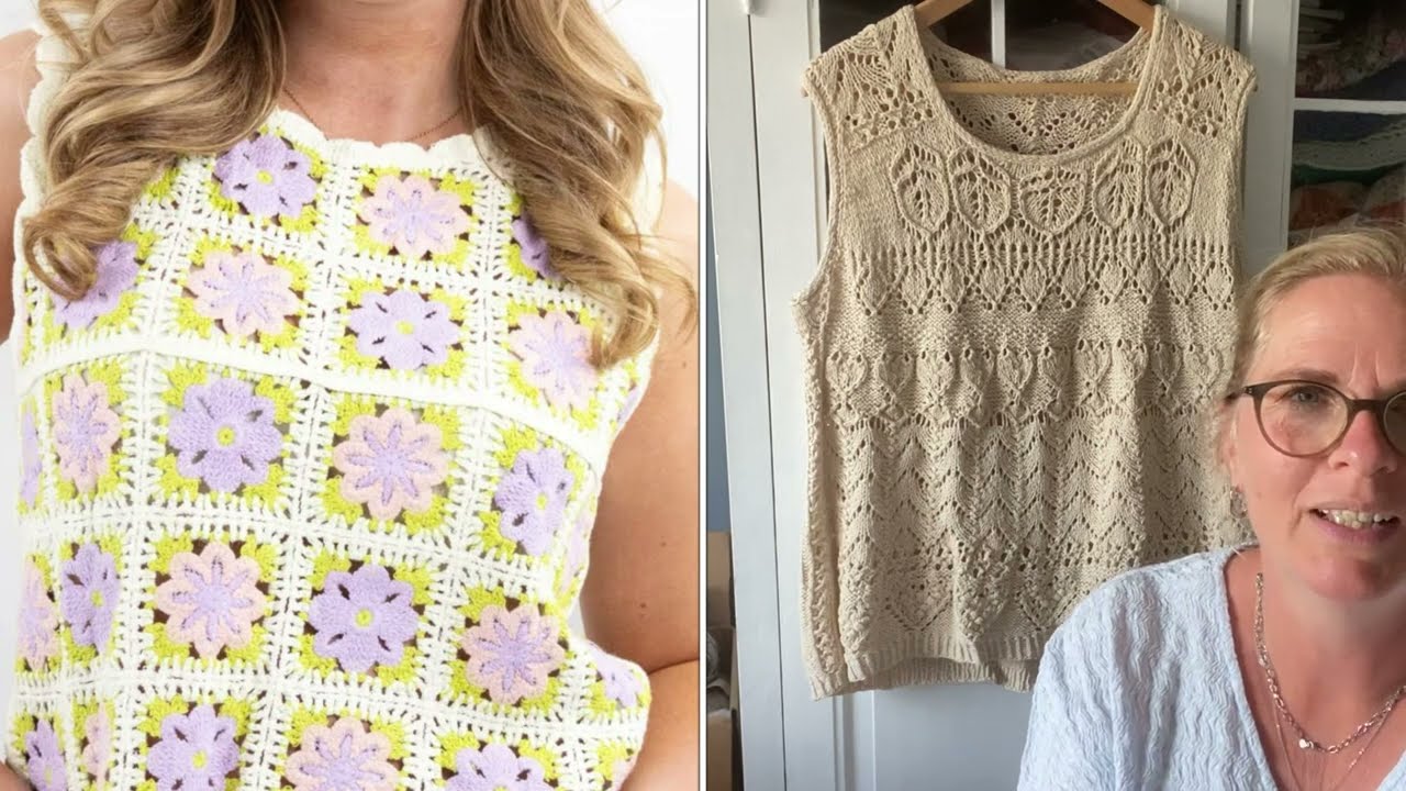 Loveletter top gebreid! en mijn sokken zijn af! Filmpje 38  En wie gaat er naar de Weversmarkt?