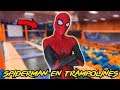 ¡SPIDERMAN FAR FROM HOME EN UN PARQUE DE TRAMPOLINES! - IVANSPIDEY