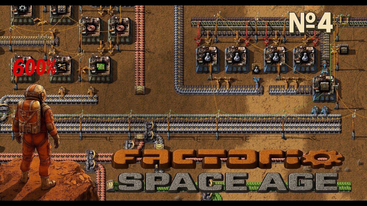 #4. 600% Ада: Экспедиция, которой не должно было быть. #factorio #spaceage
