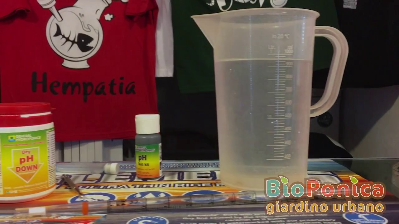 PH Test e correzione (PH Down) - HEMPATIA 2016