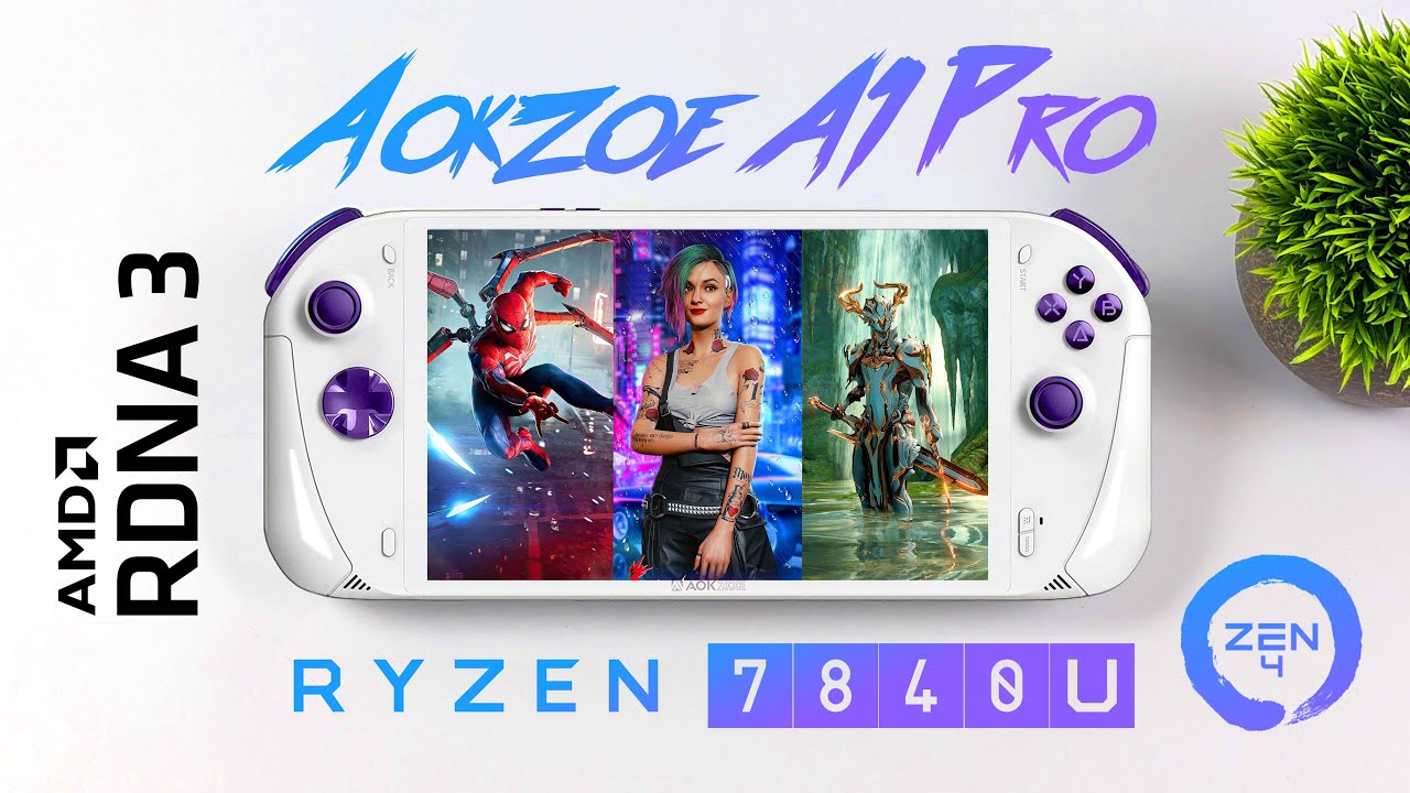 AOKZOE A1 Pro Ryzen 7840U Hands-On! Right On The Edge Of GTX