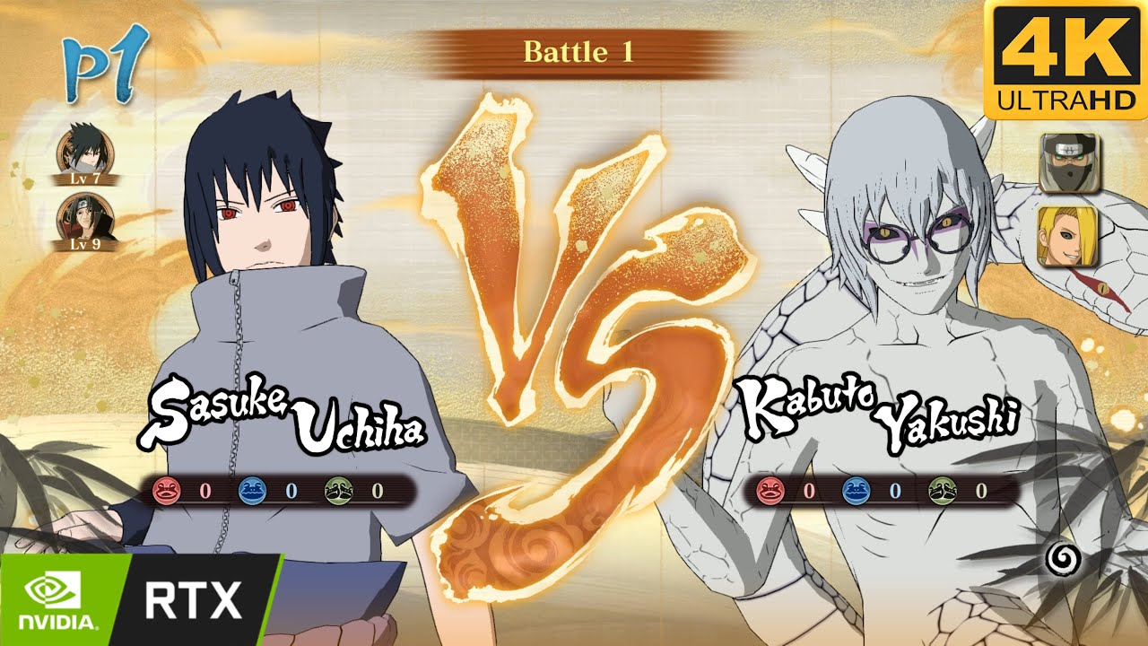 SASUKE VS KABUTO SAGE || NARUTO X BORUTO Ninja STORM|| ULTRA HARD Gameplay (4K 60FPS HIGH SETTINGS)