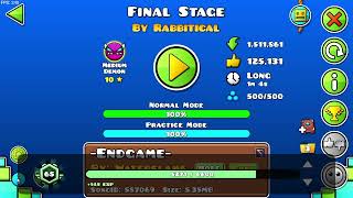 1.9 hood classic ~ Geometry Dash - Final Stage By Rabbitical Easy Demon