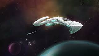 Basheera Class Battleship Animation Loop for Omega Horizon