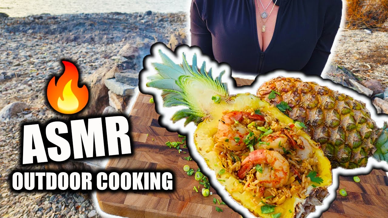 Wok Fried Rice w/ JUMBO TIGER PRAWNS - Cooked in Nature, Served in a ...