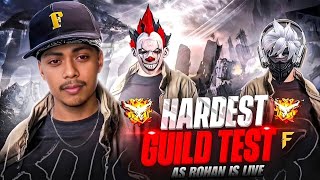 LIVE 🔴 1V2 EASY GUILD TEST AND 4V4 CUSTOM CHALLENGE WITH SUBSCRIBER || Garena Free Fire