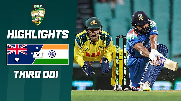 Australia v India 2025-26 | Third ODI