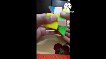 Solving Twisted edge of a twisted 3 by 3 cube@mrcuberandmagician