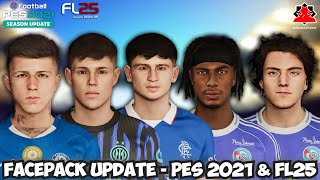 Facepack Update 08/09/2025 + instalation - Pes 2021 &amp; FL25 (SIDER) PC 
