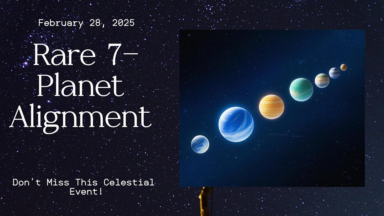 🌌 Rare 7-Planet Alignment on February 28, 2025! Don’t Miss This Celestial Event! 🔭✨