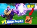 New thanos gameplay  gauntlet in fortnite battle royale