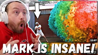 ONE OF HIS BEST! Mark Rober World's Largest Devil's Toothpaste Explosion (REACTION!)