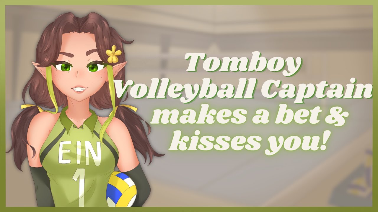 [ASMR Roleplay] Dominant Tomboy Volleyball Captain makes a bet & kisses you! | F4A