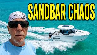 Eventful Day Boating to the SANDBAR in the Florida Keys - Jeanneau 795 NC