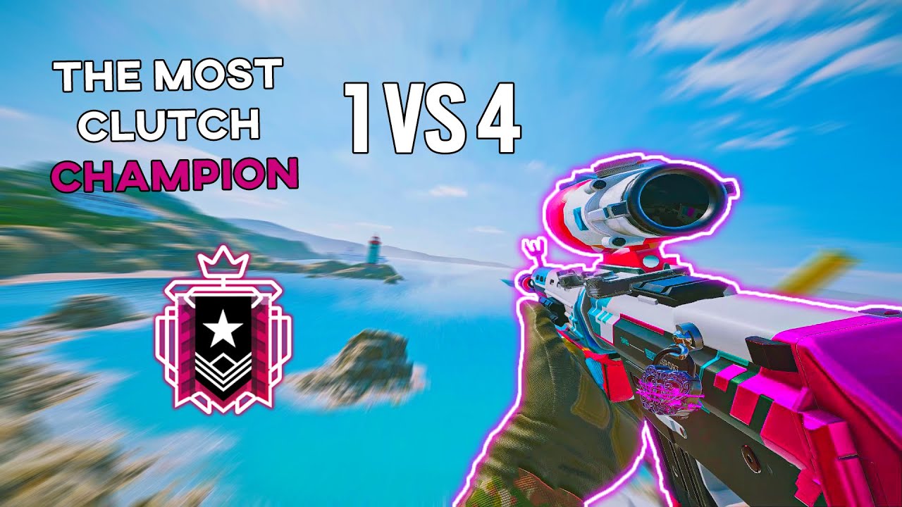 The Most Clutch CHAMPION Ranked Highlights - Rainbow Six Siege - YouTube