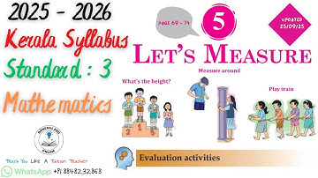 Class 3 Maths Unit 5 Let