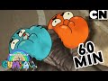 Las locuras de Gumball en su nuevo show ¡1 hora! | El Maravillosamente Extraño Mundo de Gumball | CN