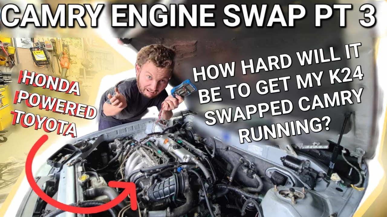 Will my Honda VTEC K24 swapped Camry FINALLY RUN?? - Camry engine swap