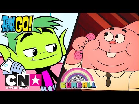 Удивительный мир Гамбола + Юные титаны, вперед! | доставка пиццы | Cartoon Network