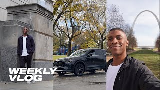 WEEKLY VLOG | MY BRAND NAME, BUYING A NEW CAR + GETTING BOOKED IN ST LOUIS