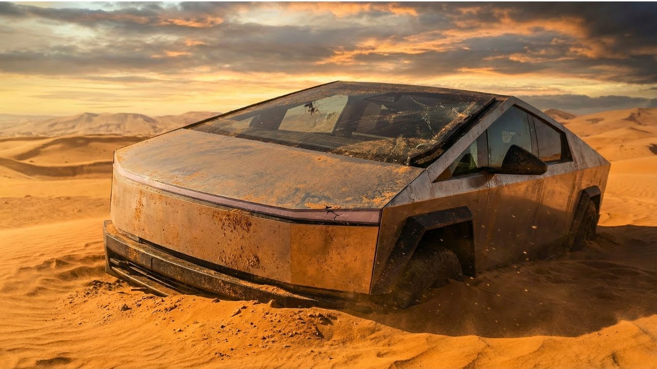 ASMR Restoration — INSANE Restoration Cybertruck 10 Years Abandoned Desert to  Factory New