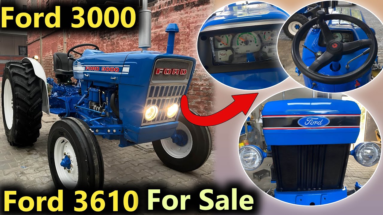 Modify Ford 3000 and Ford 3610 Tractor For sale | old Tractor modifications | Ford 3600 paint Job 