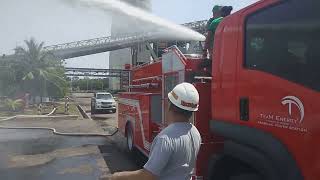 Fire-Arrow Fire Truck at Pagbilao Power Plant using Turret with AFFF Chemical