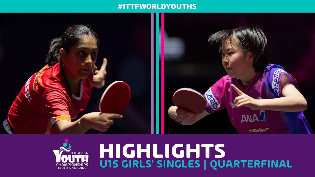 Divyanshi Bhowmick vs Kokomi Ishida | U15 GS - QF | #ITTFWorldYouths 2025