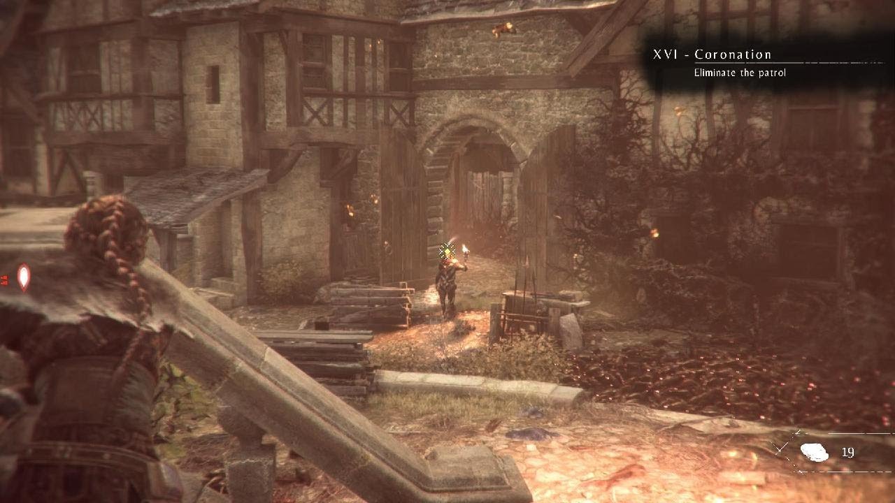 Chapter XVI, Eliminate The Patrol in Front of Burning House Part 2, A Plague Tale: Innocence