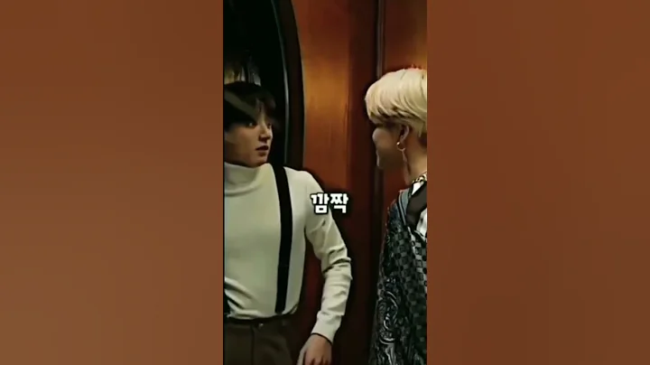 Jimin scared Jungkook ✨😳#bts #jungkook #jiminshi