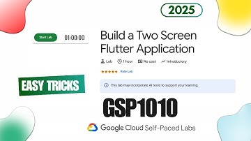 Build a Two Screen Flutter Application | GSP1010 | #arcade #qwiklabs  #arcade2025