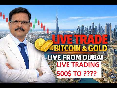 Crypto Gold Live Trading  05 June Live trade analysis from Dubai