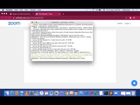 Installing Django and Creating Django Project