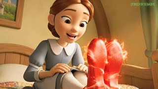 The Red Shoes | Moral Story | Classic Fairy Tale | Full Animated Story about Greed and Punishment