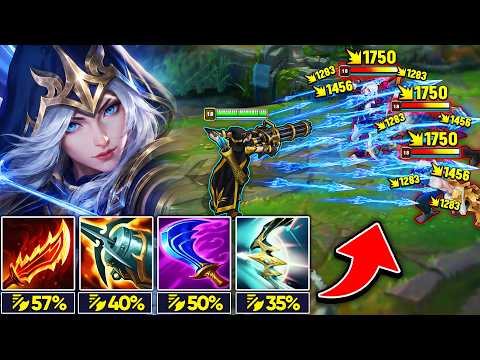 Ashe but I trade my Bow for a MACHINE GUN and melt your whole team