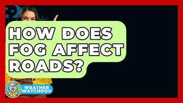 How Does Fog Affect Roads? - Weather Watchdog