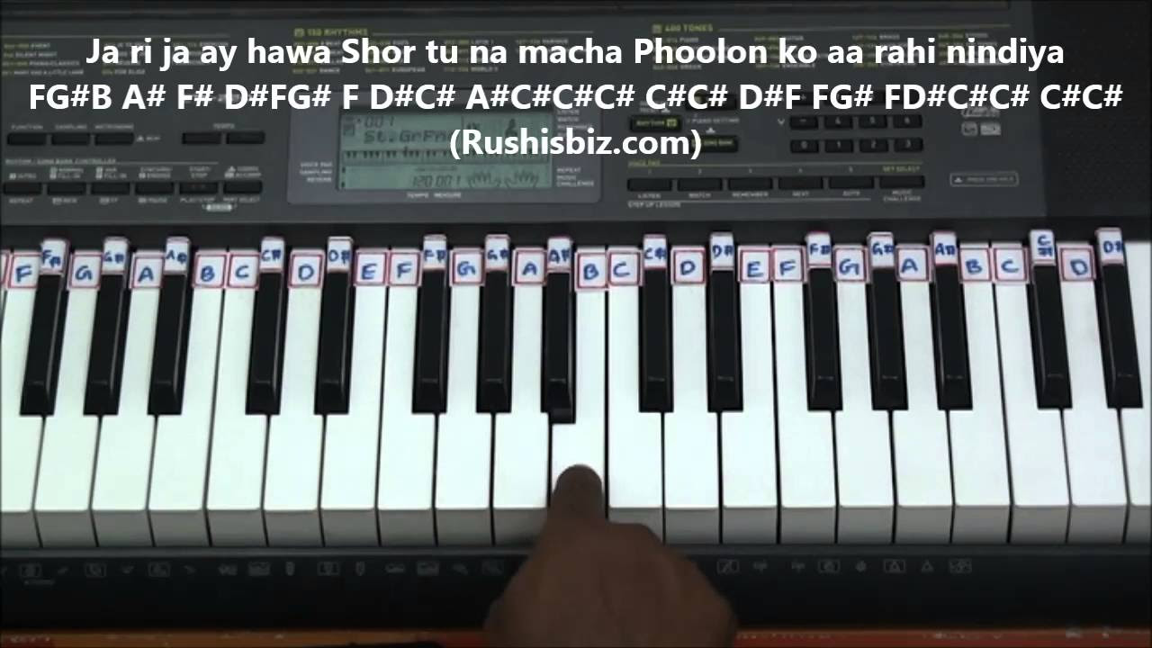 Jaari Jaa E Hawa   Piano Tutorials   Duniya Dilwalon Ki  1200 Songs BOOKPDF 399  7013658813