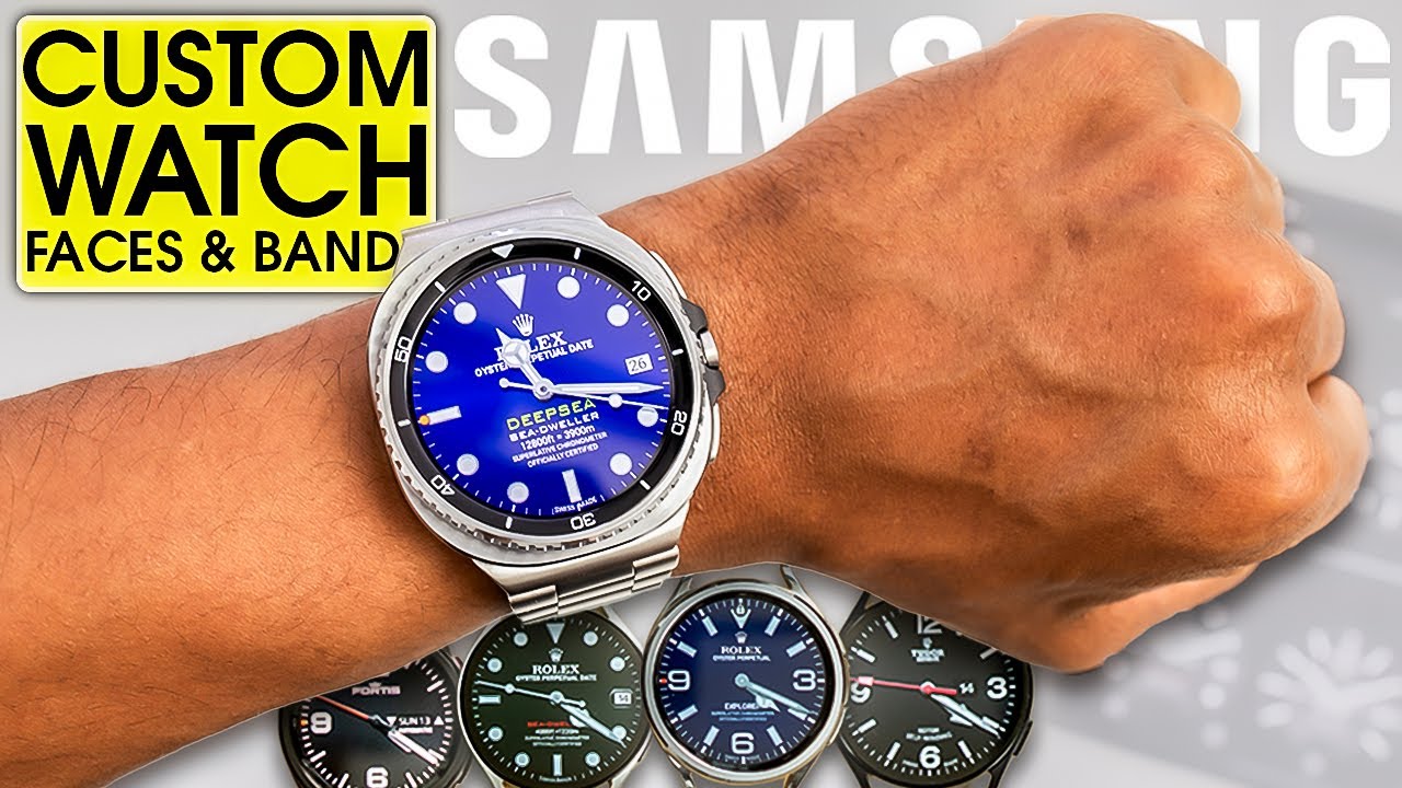 Galaxy Watch 8 Classic | How to get Custom Watch Faces [Rolex, Tudor & MORE]