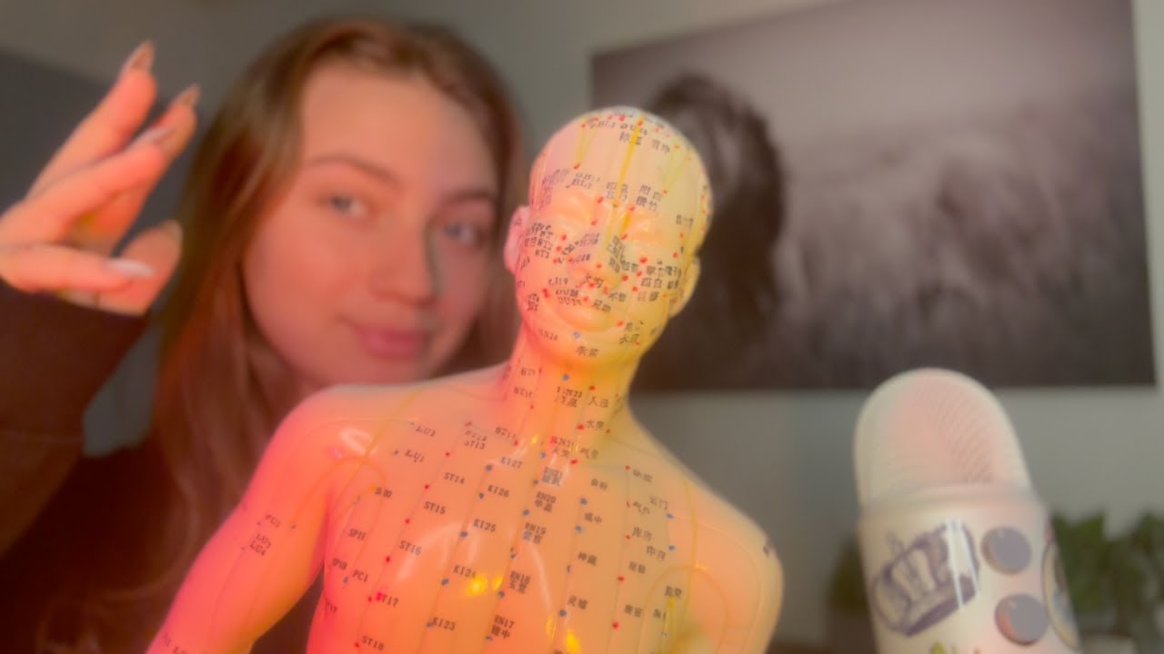 ASMR Acupuncture Doll | Full Body Tapping and Scratching (away the pain)