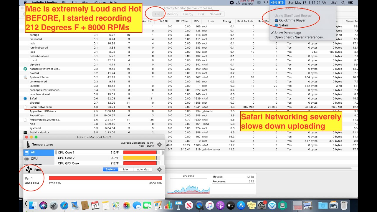 2012. Safari Networking is the problem