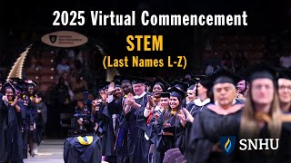 Virtual Commencement: STEM (Last Names L-Z), Saturday, Dec 13 at 3pm ET